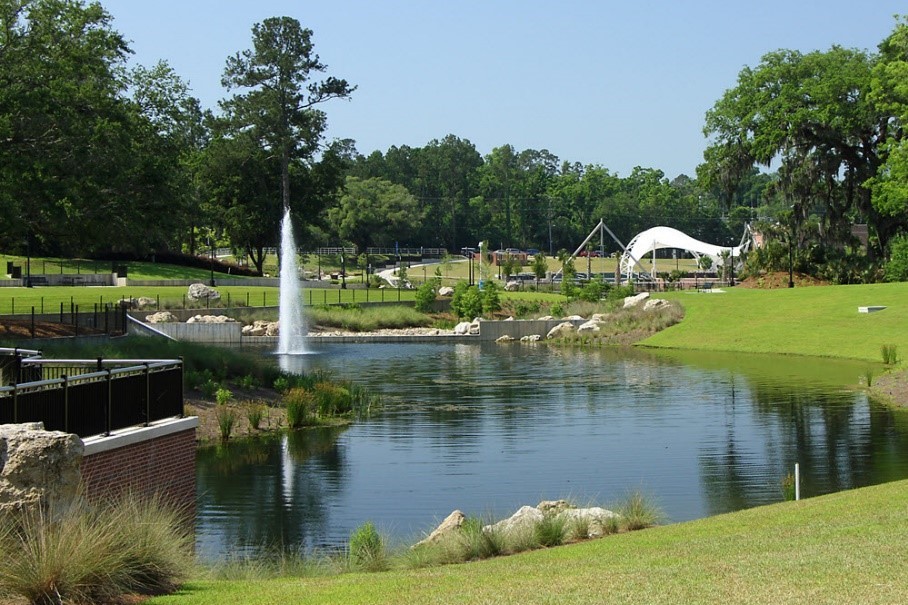 Image of Cascades Park Stormwater Project in Tallahassee, FL.